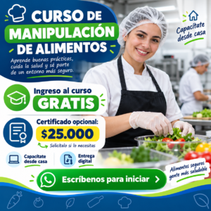 Curso de Manipulación de alimentos